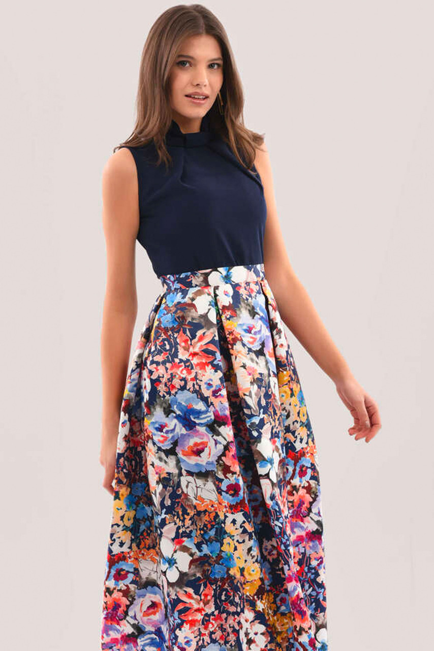 flowers skirt